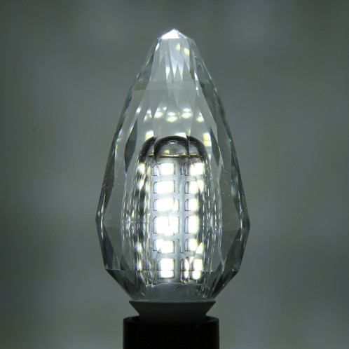 [220V] E14 lumière blanche de maïs de la lumière 3W, 40 LED cristal de SMD 2835 K5 + ampoule en céramique économiseuse d'énergie SH05WL513-07